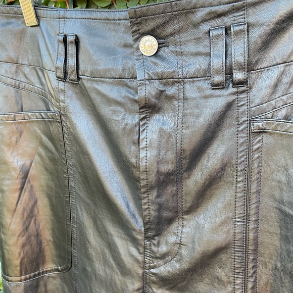 Isabel Marant Étoile | Faux-Leather Tessini Pants | US10 - Picture 7 of 12